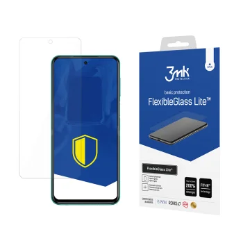Apsauginis hibridinis stiklas 3mk FlexibleGlass Lite - Xiaomi Redmi Note 9 Pro