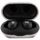 Belaidės ausinės Guess 4G Metal TWS Bluetooth 5.3 su ENC ir įkrovimo dėklu, rožinės