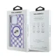 Karl Lagerfeld dėklas iPhone 15 Pro, IML Monogram Karl & Choupette MagSafe, violetinis