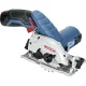 Akumuliatorinis diskinis pjūklas Bosch GKS 12V-26, 85 mm, 2x 3.0Ah, L-BOXX