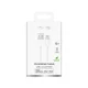 Puro USB-A - Lightning laidas 12W TPE 2m, baltas