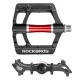 Rockbros 2020-12CBK aliumininiai dviračio pedalai, juodi
