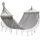 Gardlov Garden Hammock with Wooden Spreader Bars, 200x100 cm, Grey