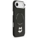 Karl Lagerfeld Choupette Pin MagSafe dėklas telefonui iPhone Air, juodas