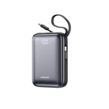 Joyroom JR-PBF29 išorinė baterija 20000mAh 22.5W su laidais, juoda
