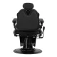 Barber Chair Gabbiano Francesco Black with Black Base
