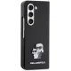 Karl Lagerfeld dėklas Samsung Galaxy Z Fold 5, Saffiano Karl&Choupette Pin, juodas