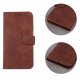 Tfo Smart Velvet atverčiamas dėklas, skirtas Xiaomi Redmi 9C, rudas