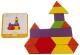 Medinė edukacinė dėlionė Geometrinės figūros, 155 vnt.