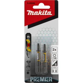 Sukimo antgaliai Makita Impact Premier T20 50 mm, 2 vnt. (E-03349)