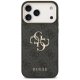 Guess 4G Big 4G Classic Logo dėklas, skirtas iPhone 17 Pro Max, juodas / auksinis
