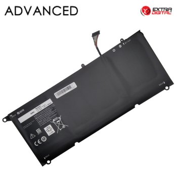 Nešiojamojo kompiuterio baterija Extra Digital DELL PW23Y, 7800mAh, 7.6V