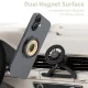 Magnetinis telefono laikiklis Tech-Protect MMR700 Lamano MagSafe, juodas ir auksinis