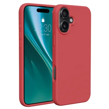 Etteri Silicone Case dėklas, skirtas iPhone 16 Plus, Aviečių