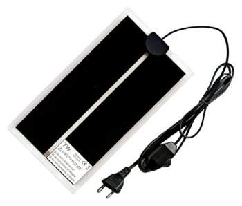 Heating Mat Pad 7W 15x28 cm, Black