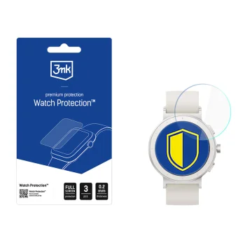 Hibridinis apsauginis stiklas 3mk Watch Protection, skirtas Realme Watch S5, 3 vnt.