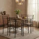 ModernHome VERONA 5 Piece Dining Table Set for Kitchen and Dining Room