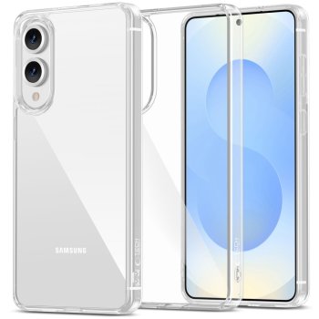 Tech-Protect FlexAir Hybrid Case for Samsung Galaxy S25 Edge, Clear
