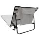 Foldable Beach Mat with Backrest 2-in-1 Lounger, Grey