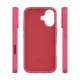 Etteri Silicone Case dėklas iPhone 16 (6.1\") telefonui, Aviečių