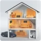 Infraraudonųjų spindulių šildytuvas Berdsen BD-984, 600 W, Wi-Fi, stiklas