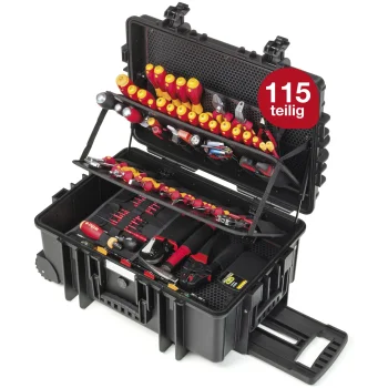 Wiha Electrician's Competence XXL II elektriko įrankių rinkinys lagamine, 115 vnt.