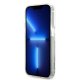 Karl Lagerfeld dėklas iPhone 14 Pro Max telefonui Liquid Glitter Choupette, sidabrinis