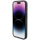 BMW dėklas iPhone 15 Pro telefonui Stamped Tricolor Stripe, juodas