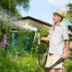 Expandable Garden Hose 20m with Brass Fittings and 10-Function Spray Nozzle