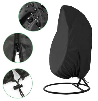 Waterproof Hanging Chair Cover, Black