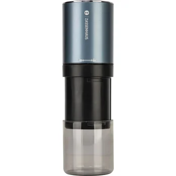 Zassenhaus Mini MASTER USB Coffee Grinder, Silver/Black