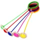 LED Ankle Skip Ball Flashing Jumping Ring for Kids, Yellow