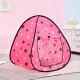 Children\'s play tent igloo shape with stars, pink
