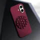 Silikoninis dėklas Silicone Stick skirtas iPhone 16 Pro 6,3\", bordo