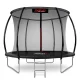 Neo-Sport NS-08C231 sodo batutas su vidiniu tinklu 252 cm, juodas