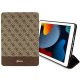 Guess atverčiamas dėklas iPad 10.2\" 4G Stripe Allover, rudas
