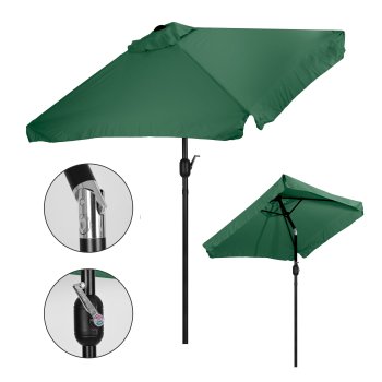Stačiakampis sodo skėtis Multigarden SL-UM019, 200x140 cm, žalias