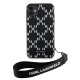 Karl Lagerfeld dėklas iPhone 11 / XR Monogram Losange Saffiano, juodas