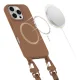Tech-Protect MagNecklace MagSafe dėklas iPhone 16 Pro Max, rudas