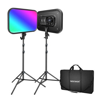 Neewer RGB168 RGB LED apšvietimo rinkinys, 2x 60W, 2500-8500K