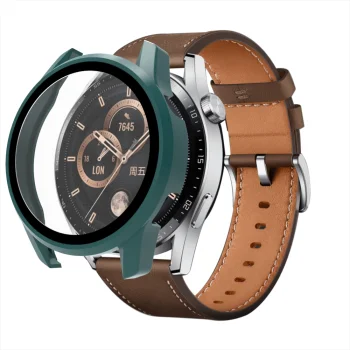 Screen Protector with Case for Huawei Watch GT3 42mm, Green