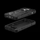 UAG Monarch Pro MagSafe dėklas iPhone 15 Pro telefonui, juodas Kevlar