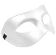 Venetian Masquerade Mask for Carnival Costume Party, White
