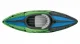 Pripučiama vienvietė baidarė Intex Challenger K1, 274 x 76 x 33 cm, žalia