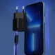 Įkroviklis Choetech PD5007 GaN USB-C PD 30W juodas