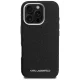Karl Lagerfeld FW Stamped Karl MagSafe dėklas iPhone 16 Pro Max telefonui, juodas