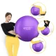 4FIZJO Reh Ball Inflatable Exercise Ball 85 cm with Pump, Purple