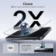 Apsauginis stiklas ESR UltraFit, skirtas iPhone 17 Pro, juodas, 2 vnt.