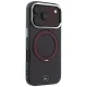 Mercedes Ring Stand Iconic Logo MagSafe dėklas iPhone 18 Pro / 17 Pro, bordo