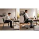 Ergonominė biuro kėdė su tinkleliu Sofotel Talin, juoda